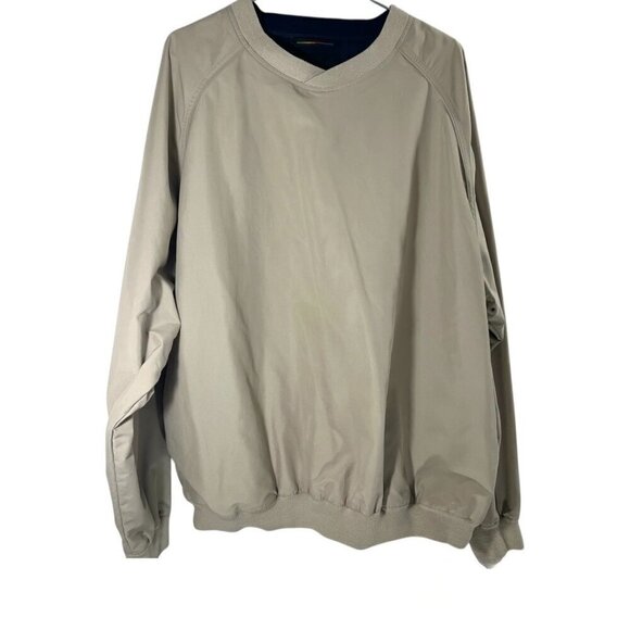 Greg Norman Long Sleeve Golf Pullover V Neck Lightweight Rain Wind Resistant Lg - Picture 1 of 9